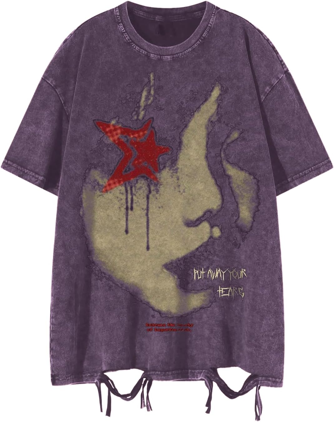 SOLY HUX Men's Graphic Tees Y2K Vintage T Shirts Summer Trendy Casual Distressed Tops Streetwear