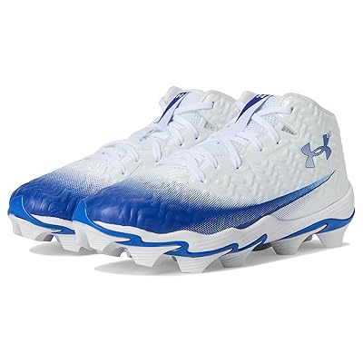 Under Armour Kids Spotlight Hammer RM Jr. (Toddler/Little Kid/Big Kid) Boys Shoes White/Royal/Royal