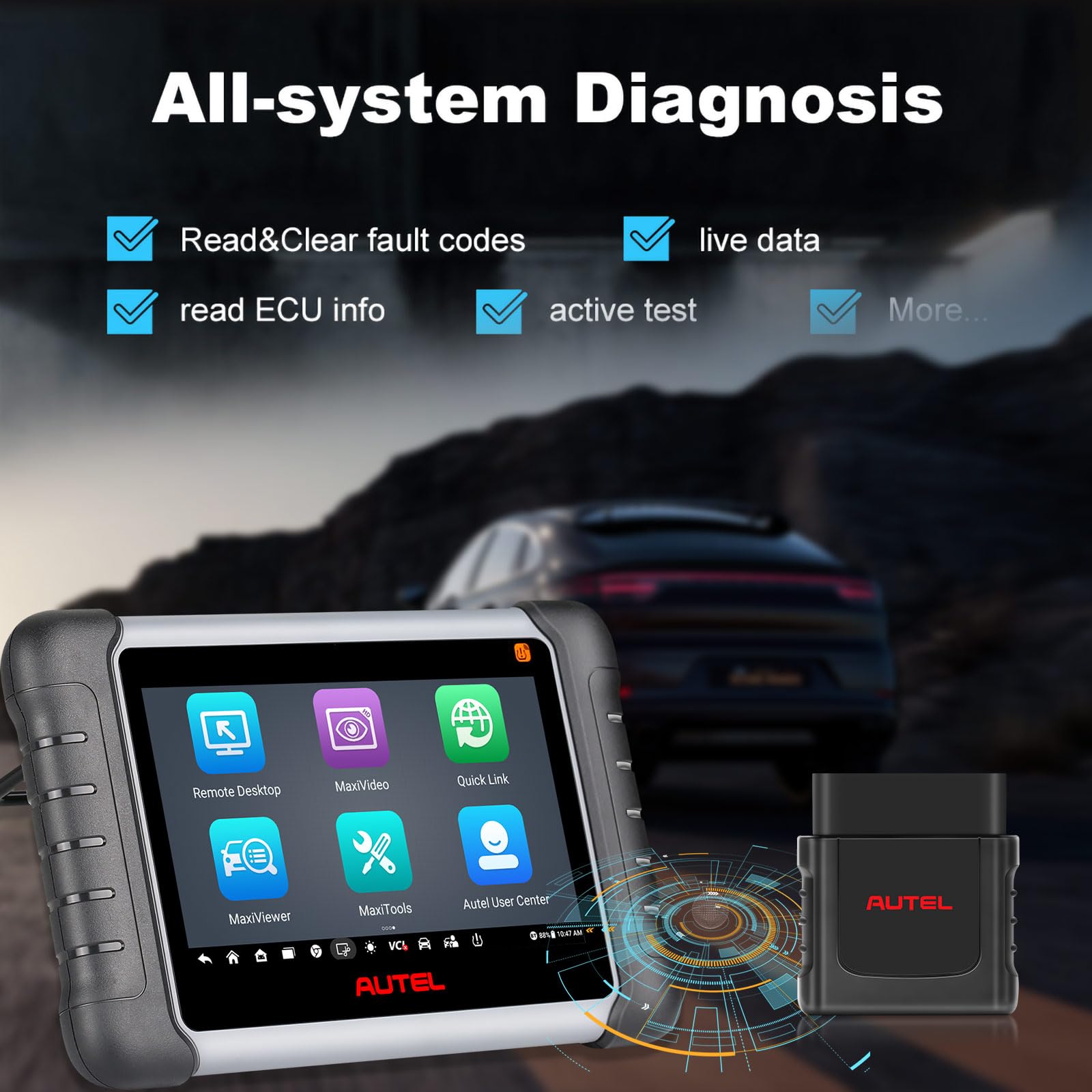 Amazon.co.jp: Autel MaxiPRO MP808Z-TS 診断スキャンツール フルTPMS
