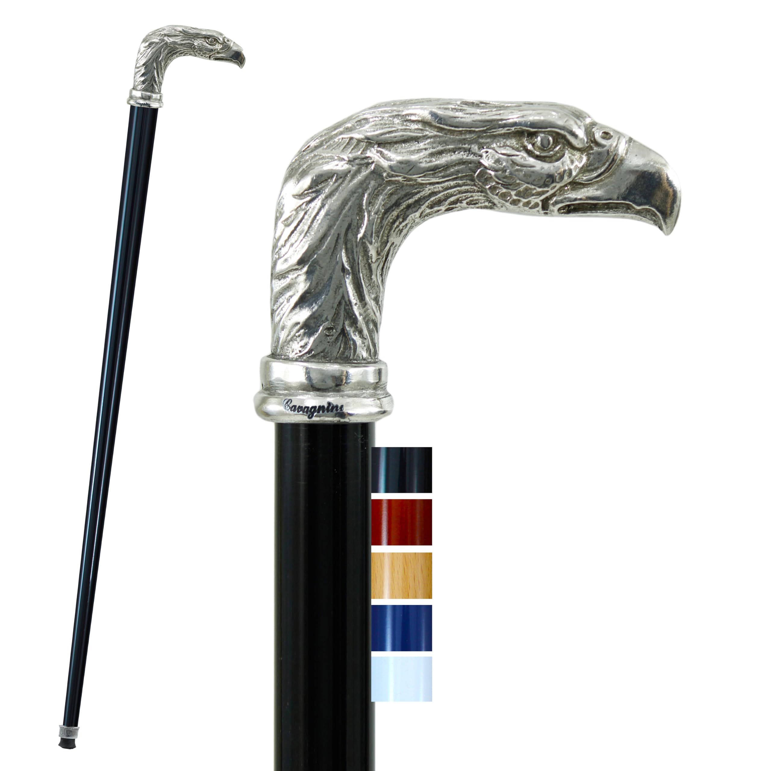 Bastón de paseo de madera para ancianos hombre y mujer, elegante y robusto único hecho a mano en el barriga CAVAGNINI Italia (AQUILA)