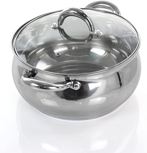 Miniatura 12 de Gibson Home Ancona - Juego de utensilios de cocina de acero inoxidable con forma de vientre, 12 piezas, con herramientas de cocina, color plateado