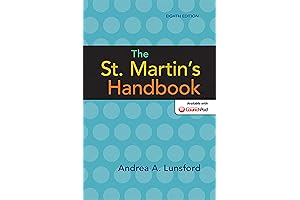 The St. Martin's Handbook: A Guide to Writing