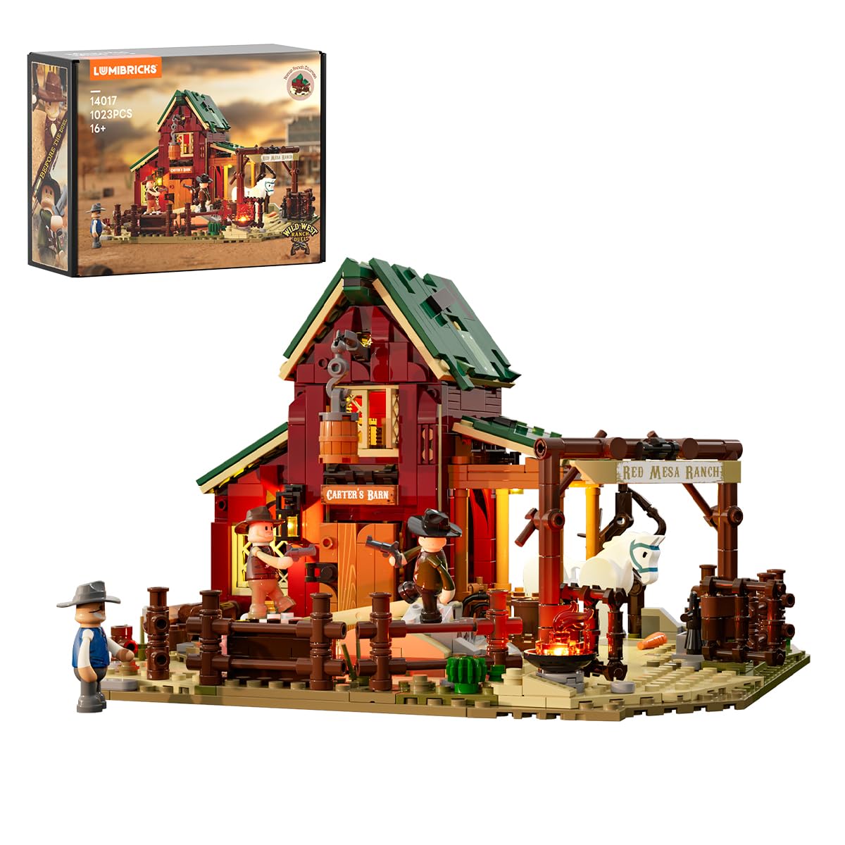 Lumibricks Wild West Ranch Duel Zestawy do budowania