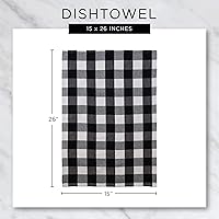 Vista 10 de DII - Juego de toallas para platos, colección Terry básica, diseño waffle, 15 x 26 pulgadas, azul marino sólido, 4 piezas