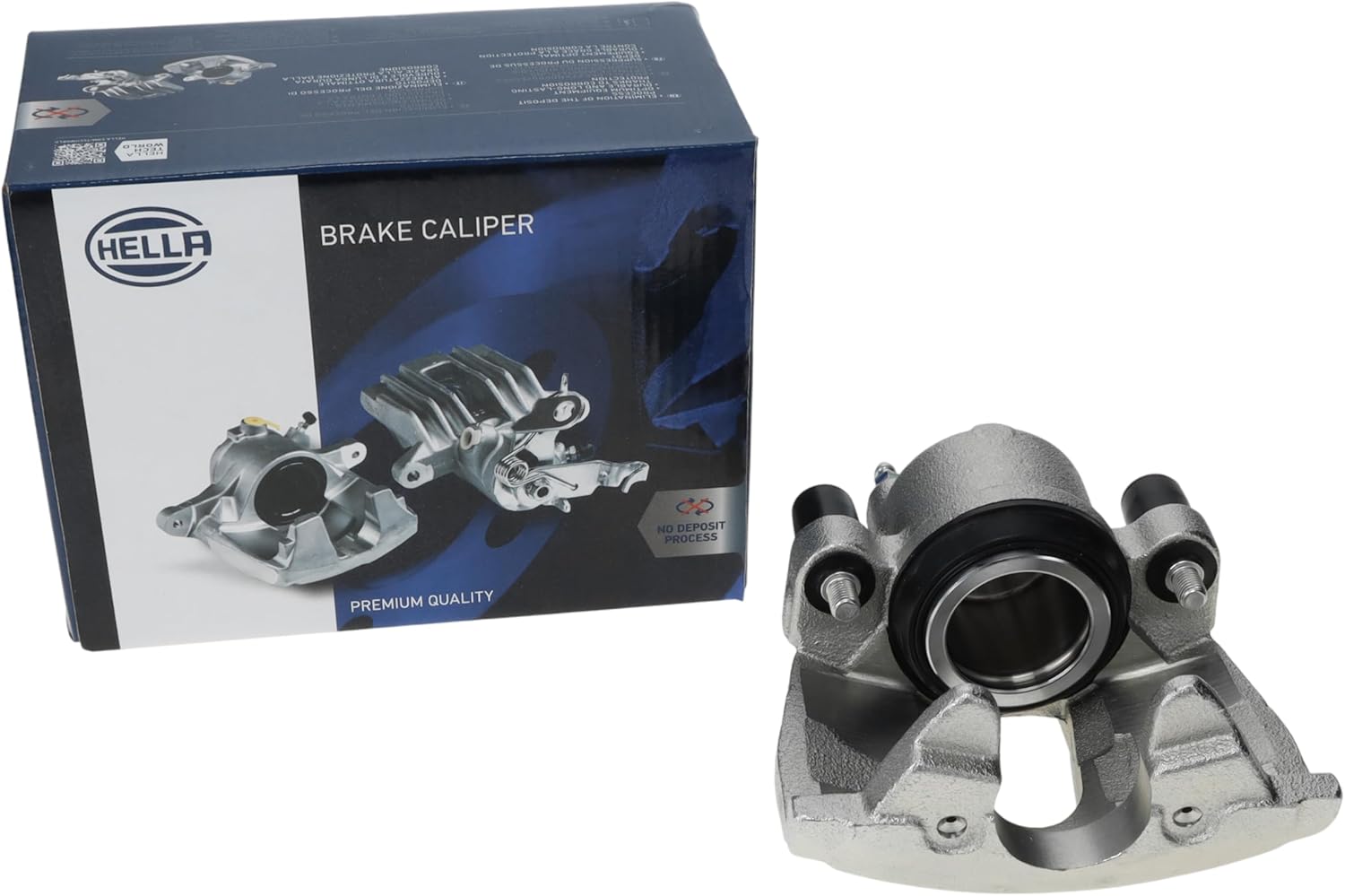 HELLA Brake Caliper Compatible with Select 2004-2015 Mazda & Volvo, Front Left