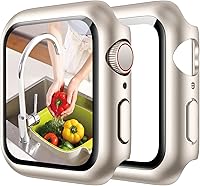 Vista 20 de Goton - Funda impermeable para Apple Watch 38 mm Series 3 2 1, protector de pantalla de vidrio templado, protección completa de policarbonato duro