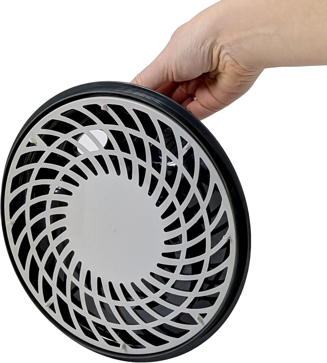 kela 12099 Salad Spinner with Lid 23 cm Dry, Salad Spinner, Plastic Strainer, Colander for Vegetables, Fruits, Penne, Grey, Plastic