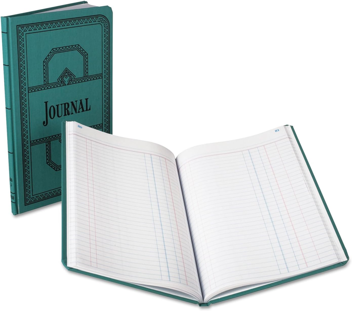 Boorum & Pease Record and Account Book with Blue Cover