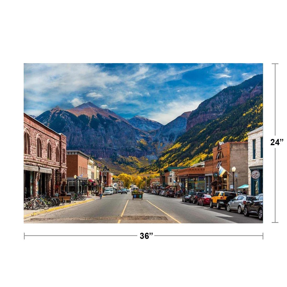 Amazon.co.jp: ポスターFoundry proframesメインストリートTelluride