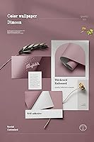 Vista 94 de Dimoon 236''x17.7'' White Thicken Peel and Stick Wallpaper Contact Paper Modern Self Adhesive Wall Paper Removable Renter Friendly Textured Solid