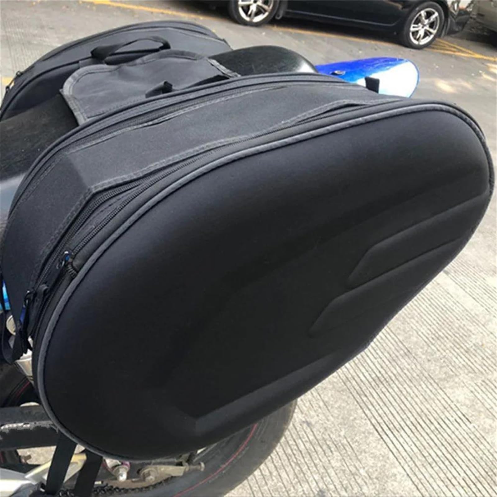 Reisebeutel Hecktasche Für Motorrad-Rücksitz, Erweiterbarer Motorrad-Gepäckaufbewahrungsrucksack Für Yamaha