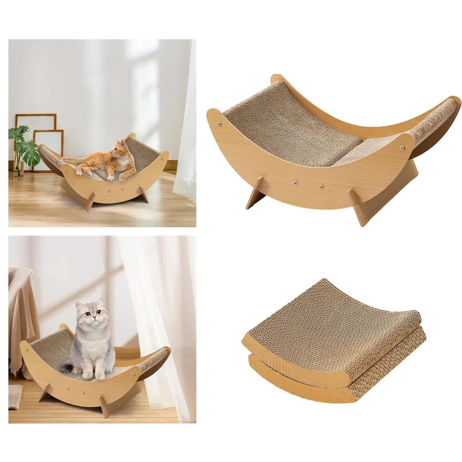 Griffoir en carton pour chat - Canapé d'intérieur - Repos de chats - Nouveauté - Griffes - Canapé - Protection de meubles