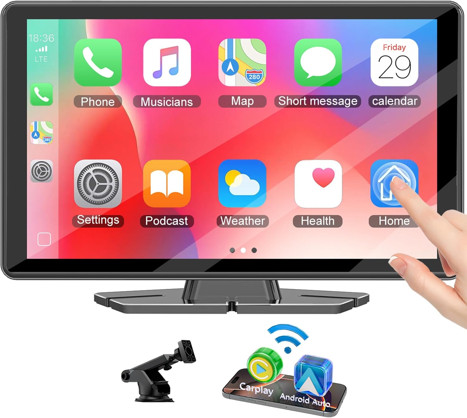Wireless Portable Car Stereo for Apple Carplay
