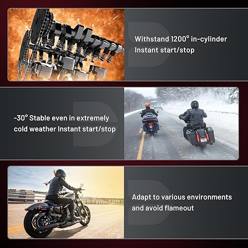 Miniatura 97 de BDFHYK Juego de 4 bujías de iridio compatibles con CL EL Integra 200 Sebring Avenger Caliber Journey Accord Civic Odyssey Compass Soul Spectra B2600