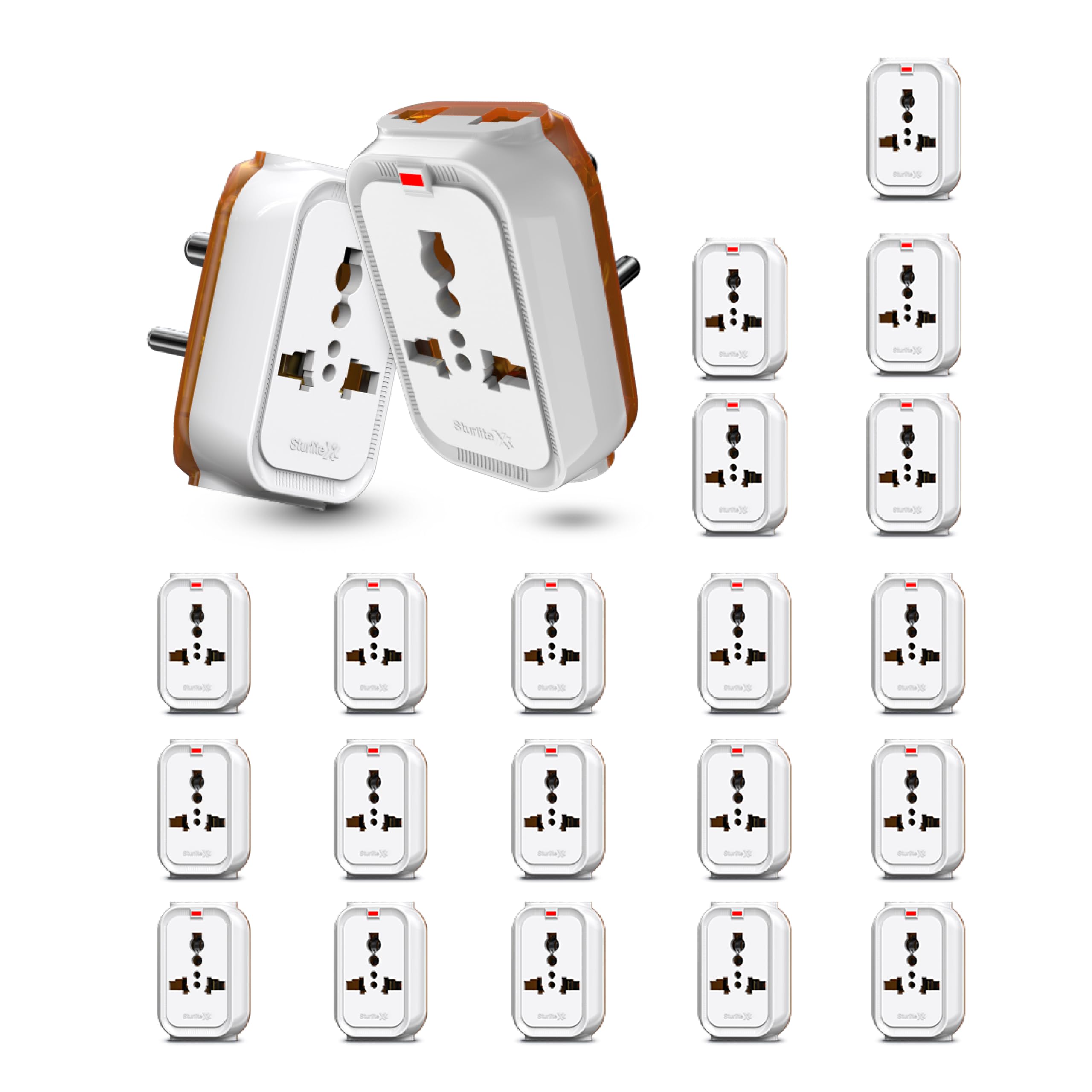 Sturlite Alyx 3 Pin Plug| 2-Pin & 3-Pin Socket| Universal AC Travel Adapter| Strong Polycarbonate Body Socket| Compact Converter Plug for Travel, Home & Office Use — Amazon image 8