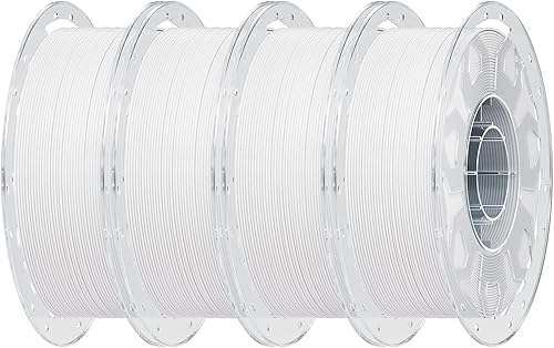 Miniatura 7 de Creality Filamento de fibra de carbono de 0.069 in, filamento de impresora 3D, carrete de 2.2 libras, dureza mejorada sin deformación, precisión