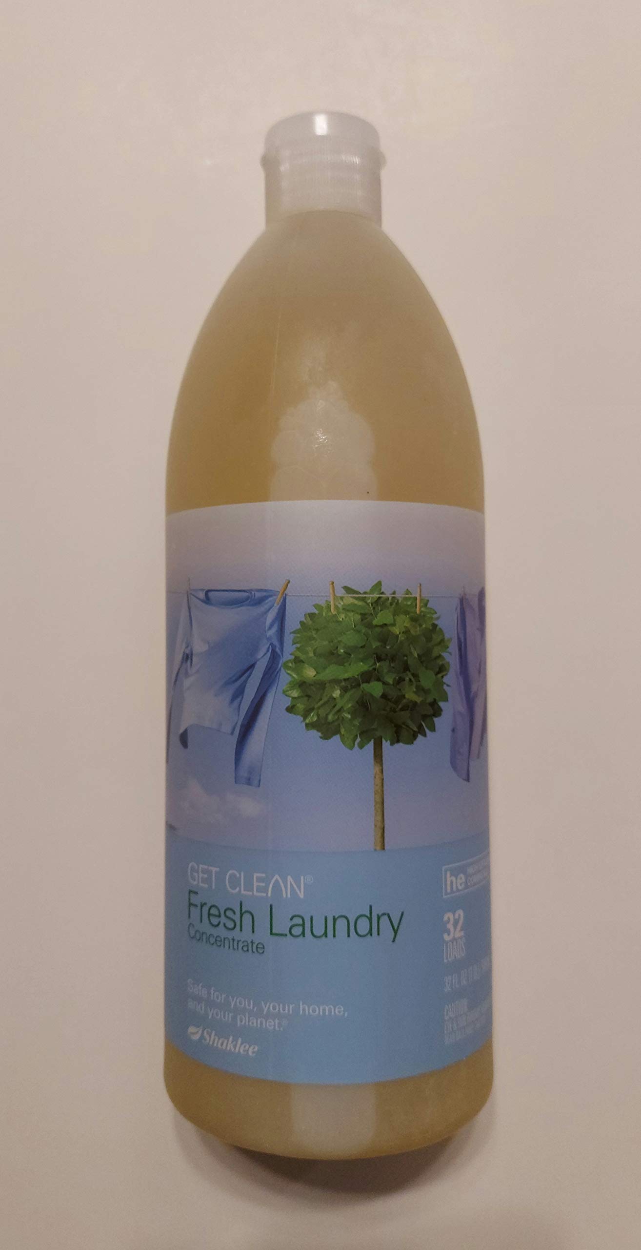 Shaklee Fresh Laundry Fragrance Free Concentrate HE Compatible