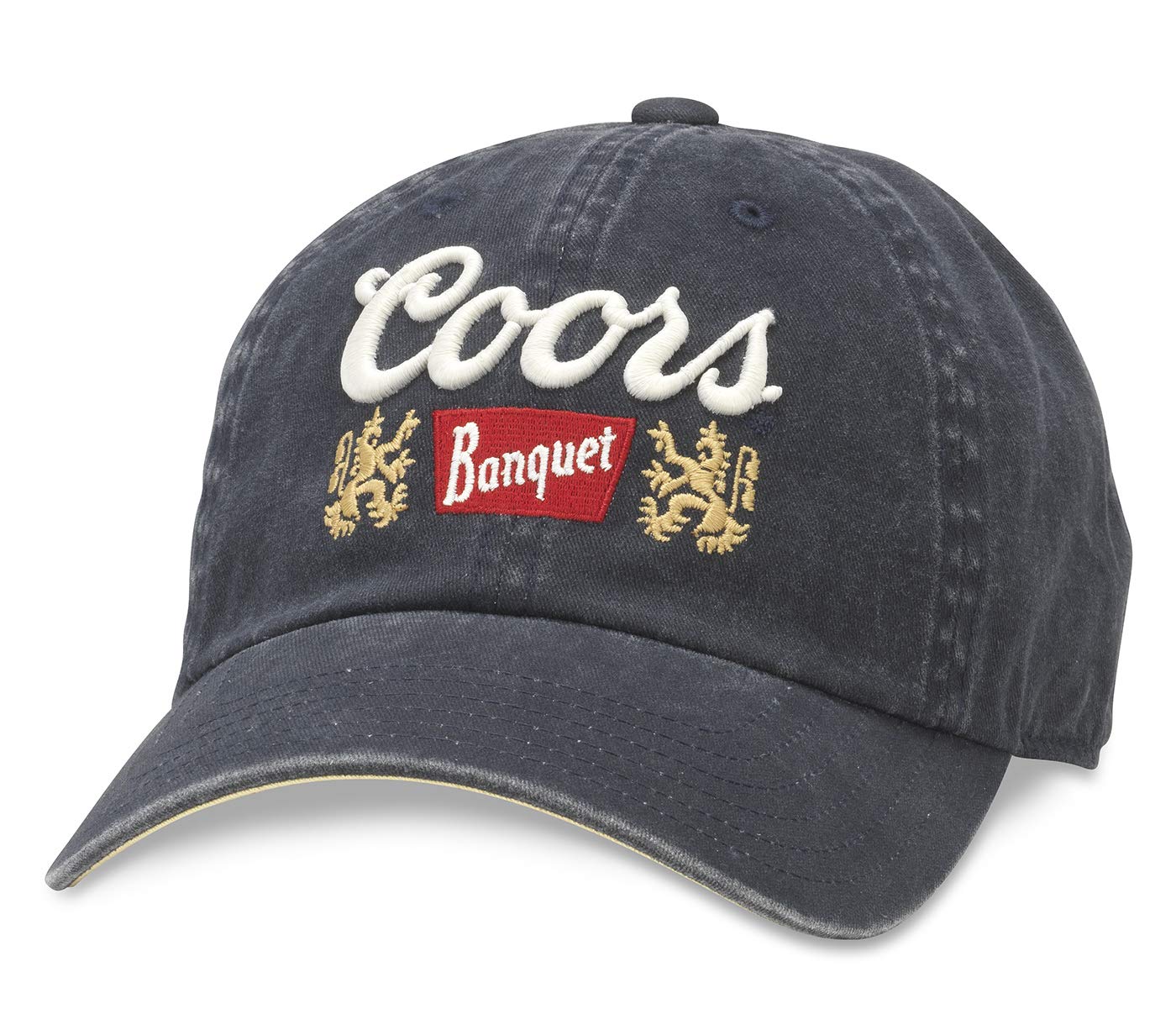 Coors Banquet Raglan Adjustable Strapback Hat Navy
