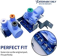 Vista 3 de Enterpark 5221JB2006A - Válvula de entrada de agua para refrigerador LG reemplaza 5220JB2004A AP4444448 PS3527468
