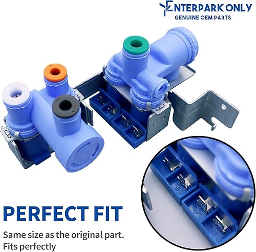 Miniatura 3 de Enterpark 5221JB2006A - Válvula de entrada de agua para refrigerador LG reemplaza 5220JB2004A AP4444448 PS3527468