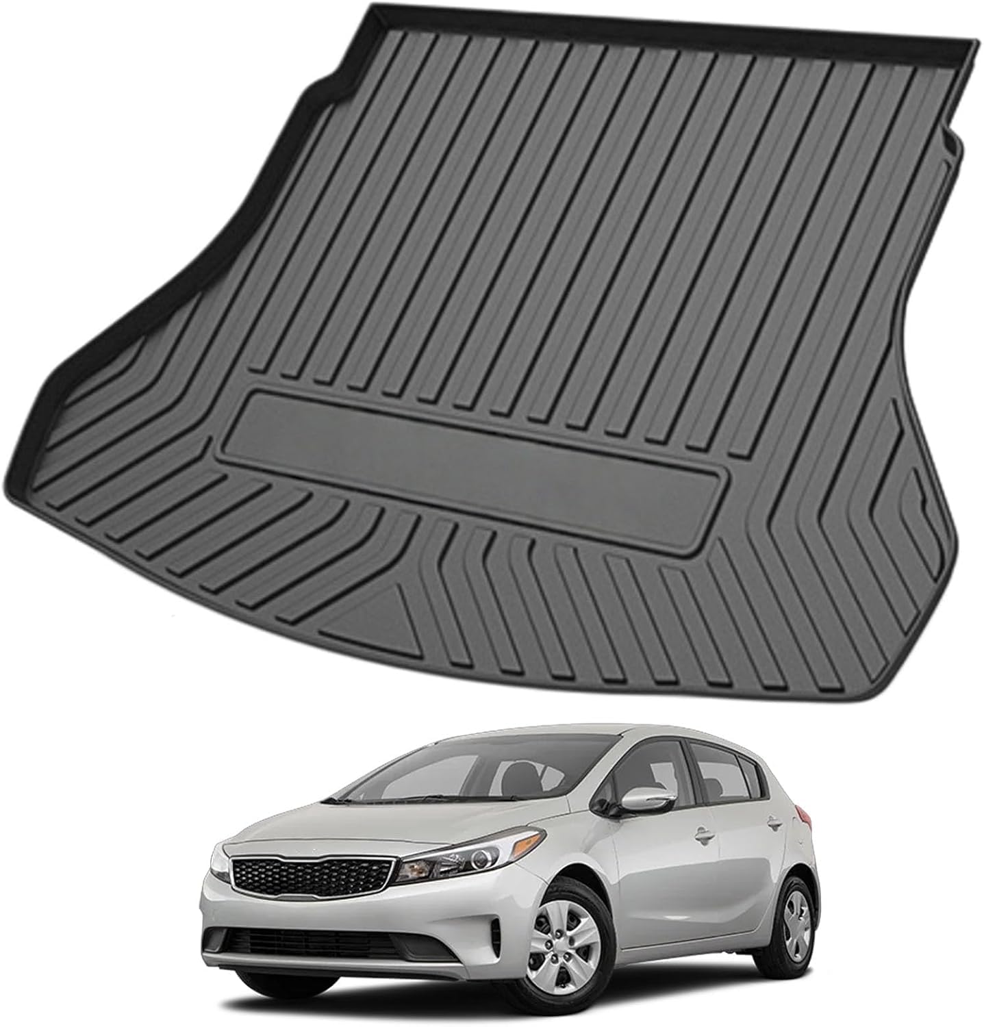 PLAKDFUU Bootmat for Kia Forte 2018-2020 easyclean protector