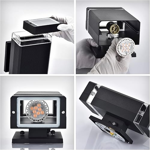 Miniatura 6 de Luminaria exterior del atardecer al amanecer, aplique de pared para exteriores, luces de pared para exteriores, lámparas rojas, verdes y azules