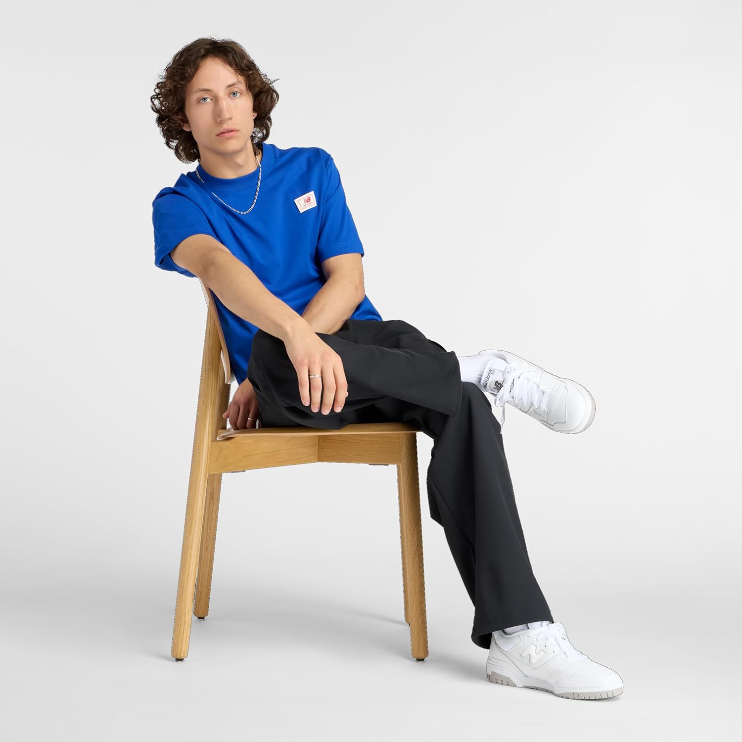 New Balance Mens Woven Label T-Shirt - Image 6