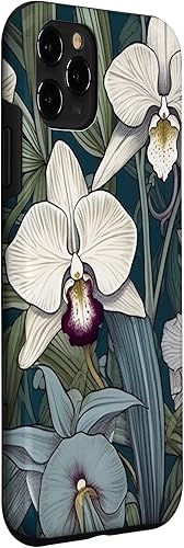 Miniatura 3 de Funda para iPhone 11 Pro con diseño de orquídeas de jardín botáni