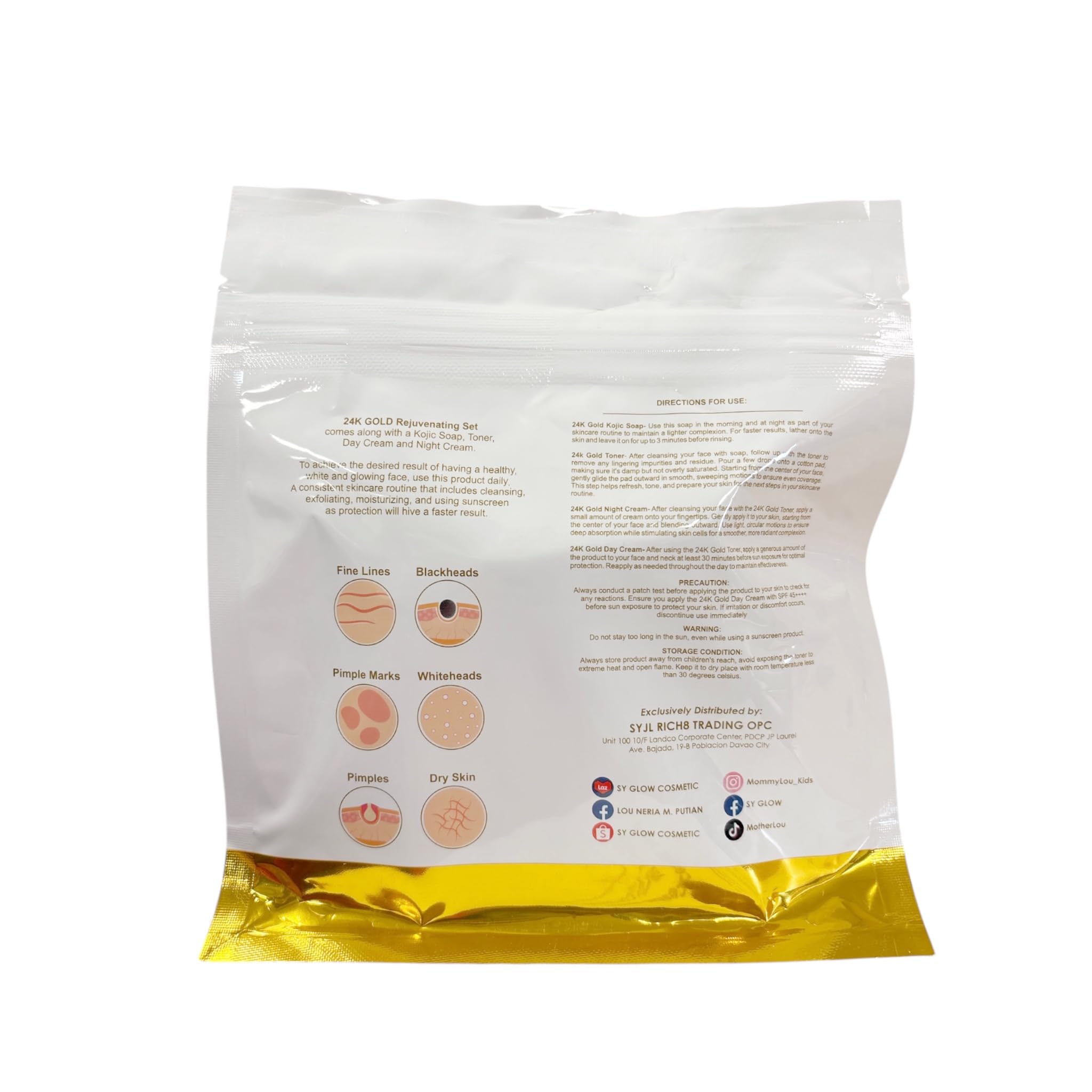 Amazon.com: SY GLOW 24K Gold Rejuv Set with Resorcinol
