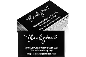 KINGLAKE Thank You Cards Small Business, 2 x 3.5 Inches Thank You Cards