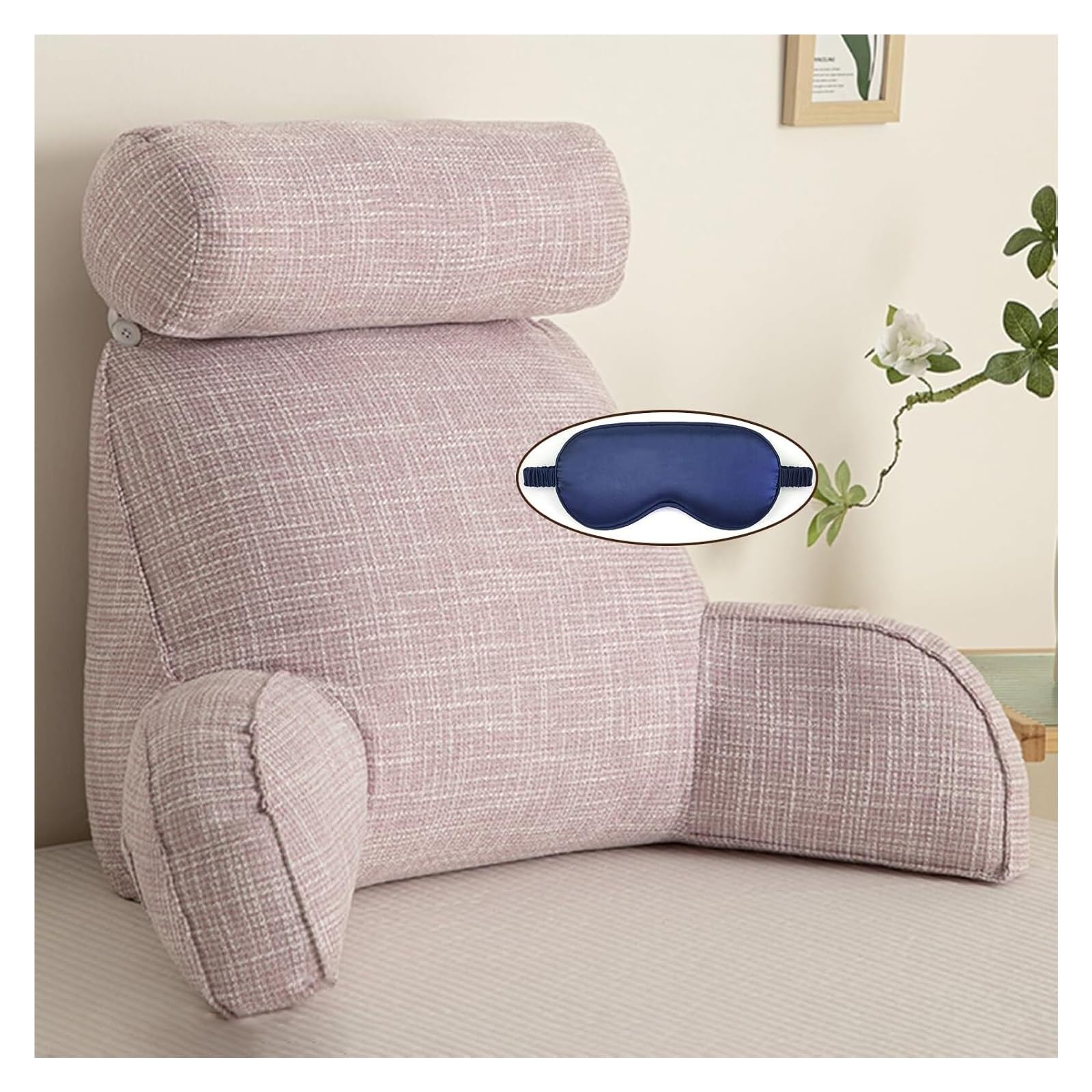 Iulgfsc F Reading Pillow， Reading Cushion,Detachable Sofa And Bedside,Backrest Lounge