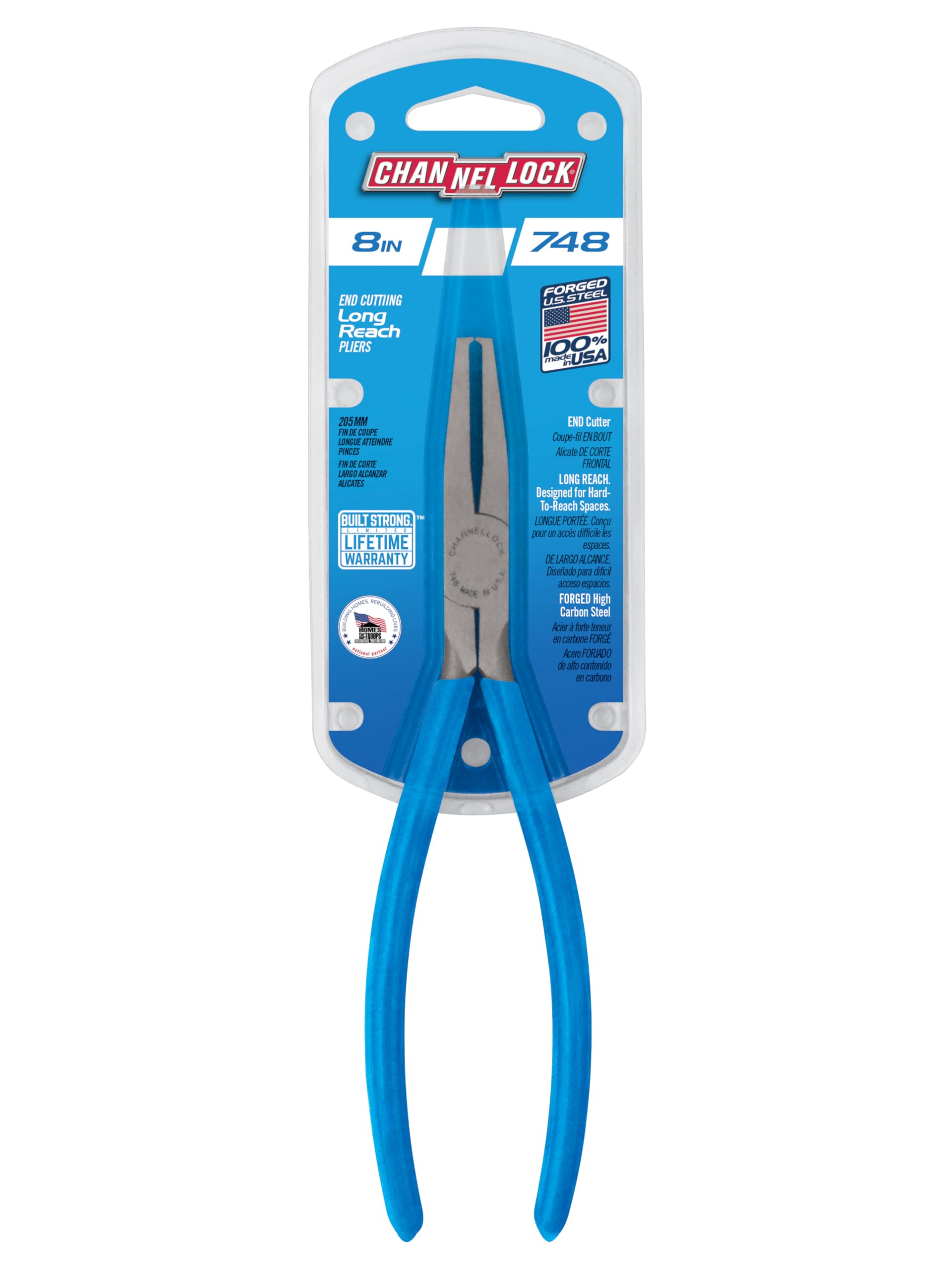 【新着商品】Channellock 748 8-inchエンドカッターLong Amazon | Channellock 748 8-inchエンドカッターLong Reach Plier