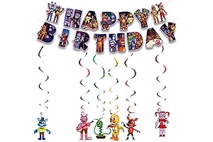 Five Nights at Freddy's Birthday Banner - The Ultimate Party Decoration for Freddy's Fans