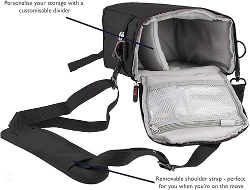 Miniatura 3 de Navitech Bolso negro de la cámara réflex réflex digital compatible con la cámara digital Nikon COOLPIX P900