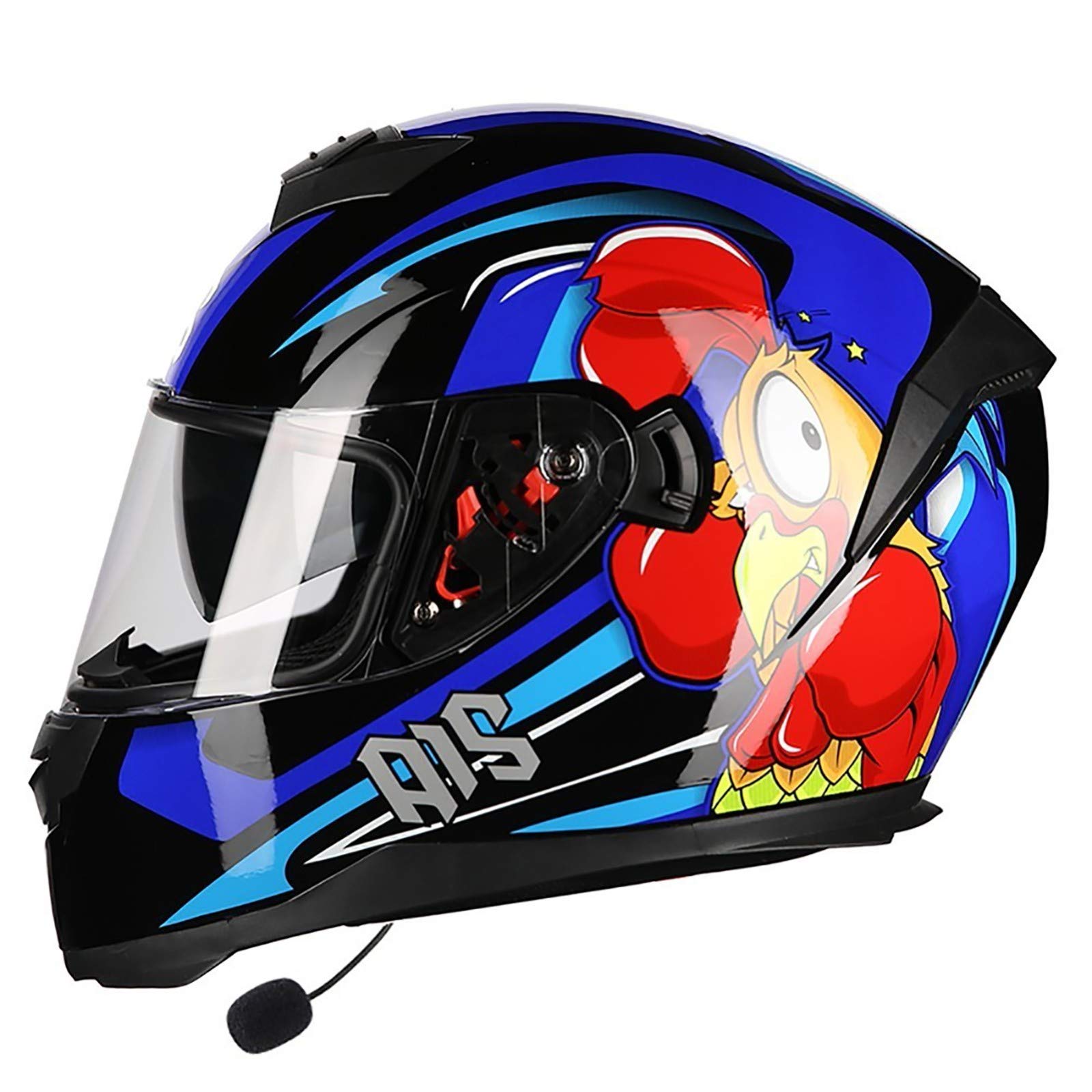 Casque de moto modulaire double visière au design moderne toutes saisons