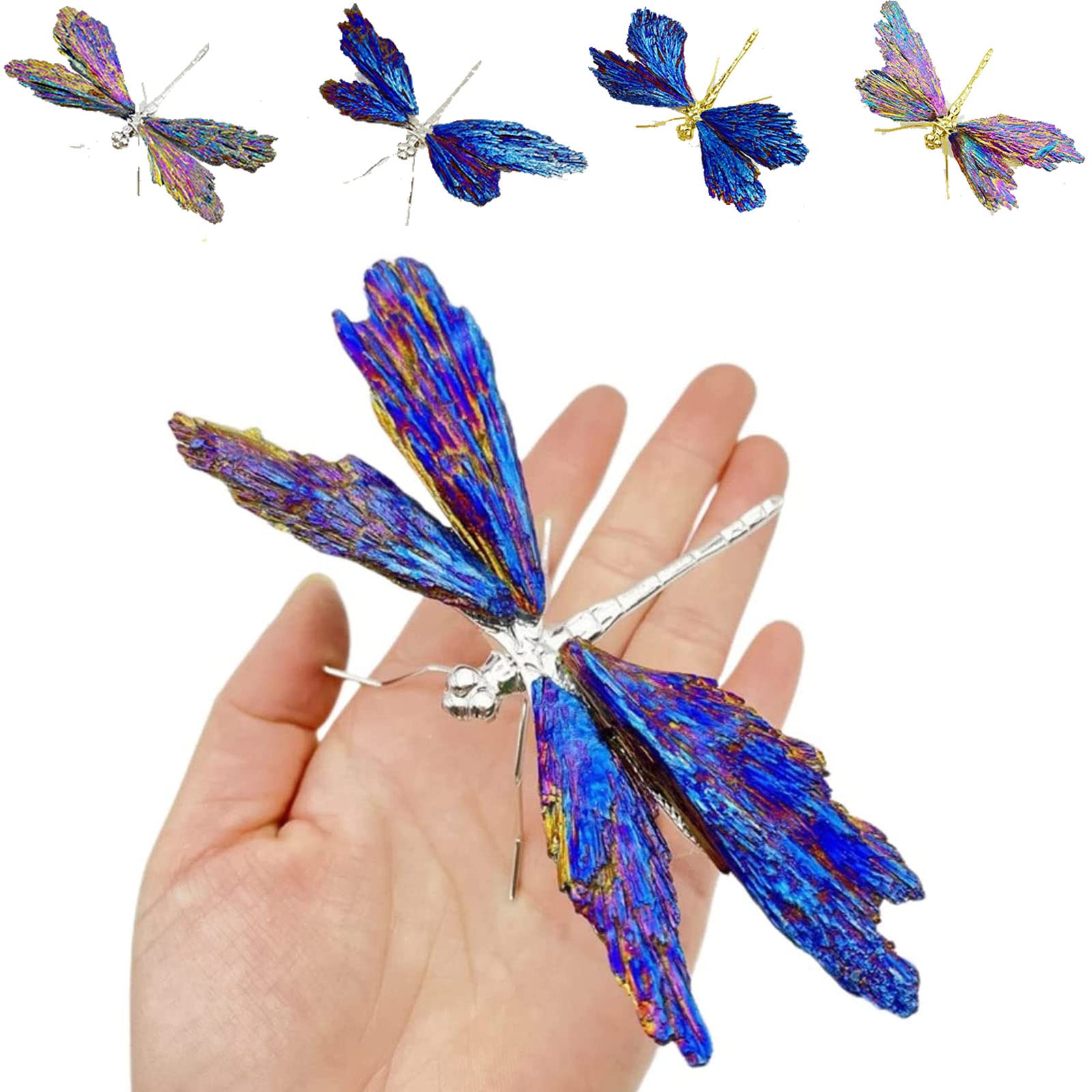 幸せの青い蜻蛉の羽根のART、長寿、亀アート35cm 【公式通販】