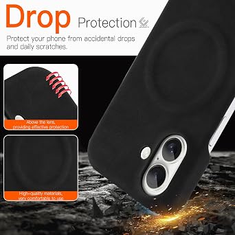 Phone Case for iPhone 16,Black