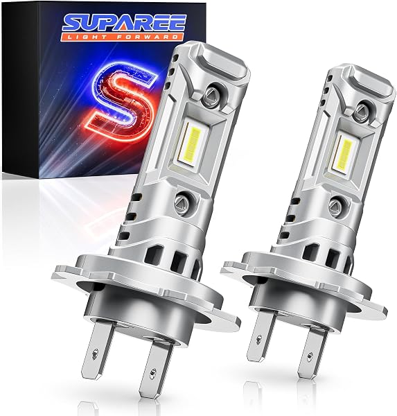 SUPAREE Ampoule H7 LED Lampe LED H7 Voiture Canbus H7 LED 6500k Blanc Hi/Lo Beam 12V 80W 24000LM 600% Lumineux 1:1 Mini Design Plug n Play 2Pcs - 1