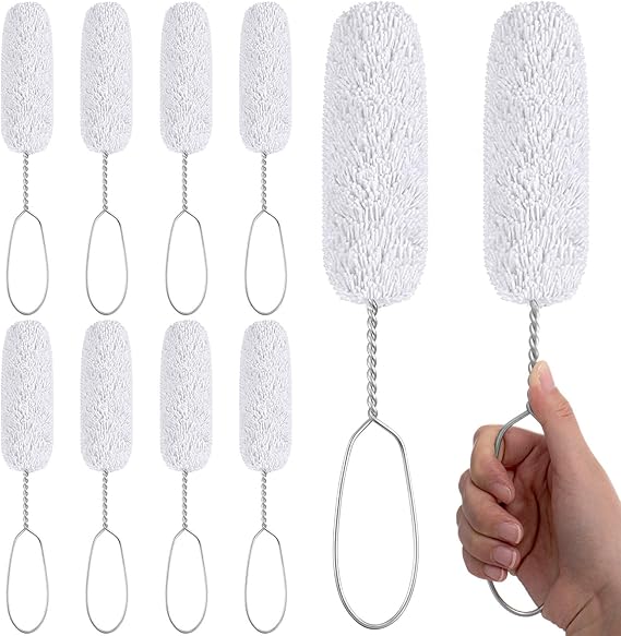 Teenyyou 10 Pcs Tire Lubricant Brush Applicator Swabs 11.8 Inches Tire