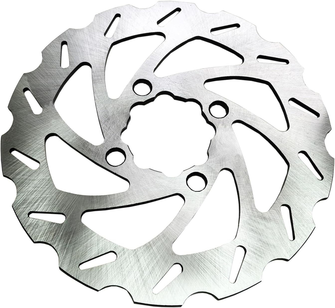 Rear Brake Disc Rotor 220MM Compatible with Yamaha ATV Wolverine 350 1995-2005 Banshee 350 1987-2006 Raptor 660R 2001-2005 Blaster 200 1988-2006 Warrior 350 1988-1989 Repl.# 2XJ-25831-50-00