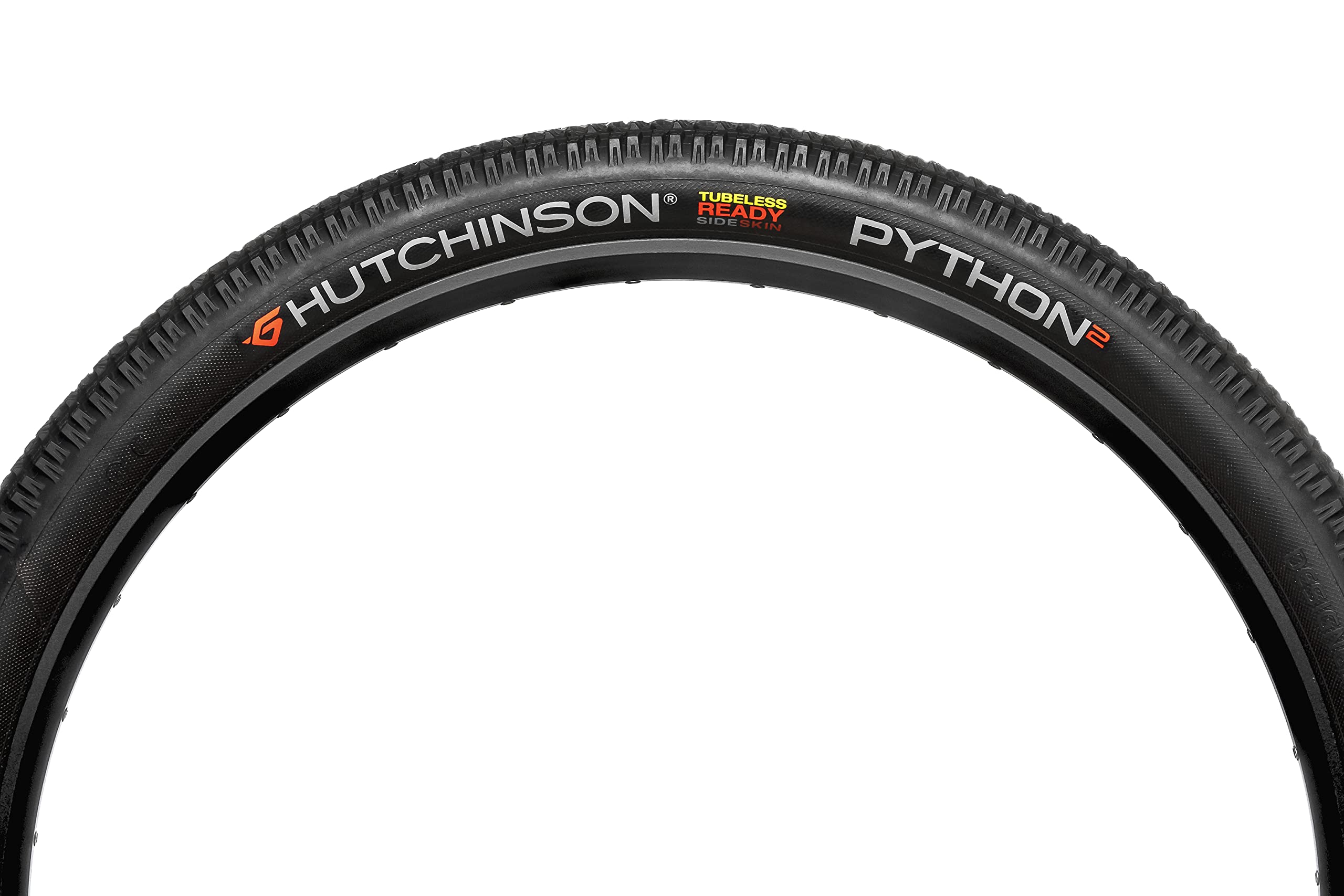 Hutchinson - Python 2 - Cubierta MTB - Rendimiento y Versatilidad - Terrenos Secos a Mixtos - - Varillas Rígidas - Negro - Tubetype