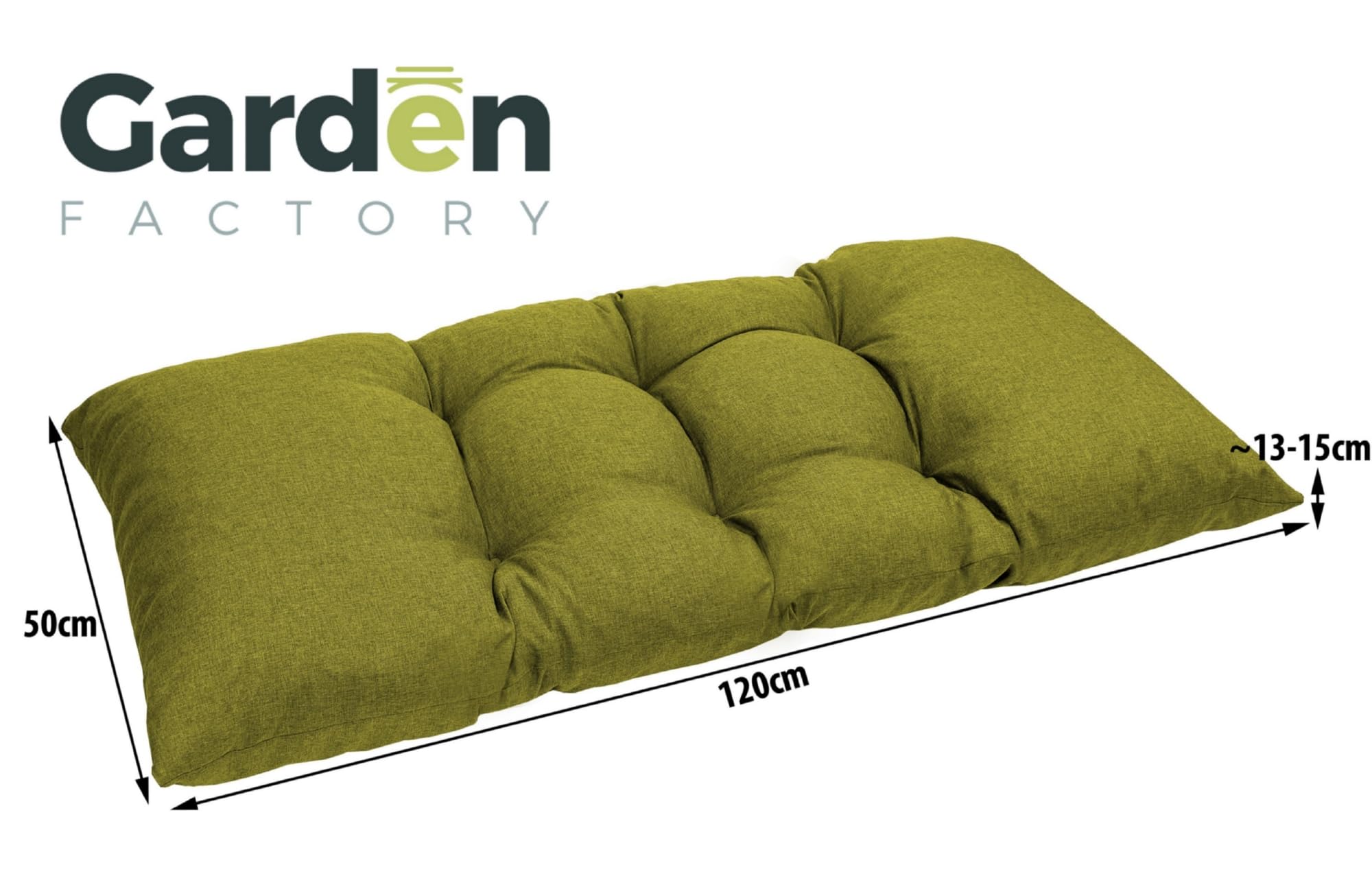 Cuscino per Bancale Set Trapuntato Lime 120x50 120x40