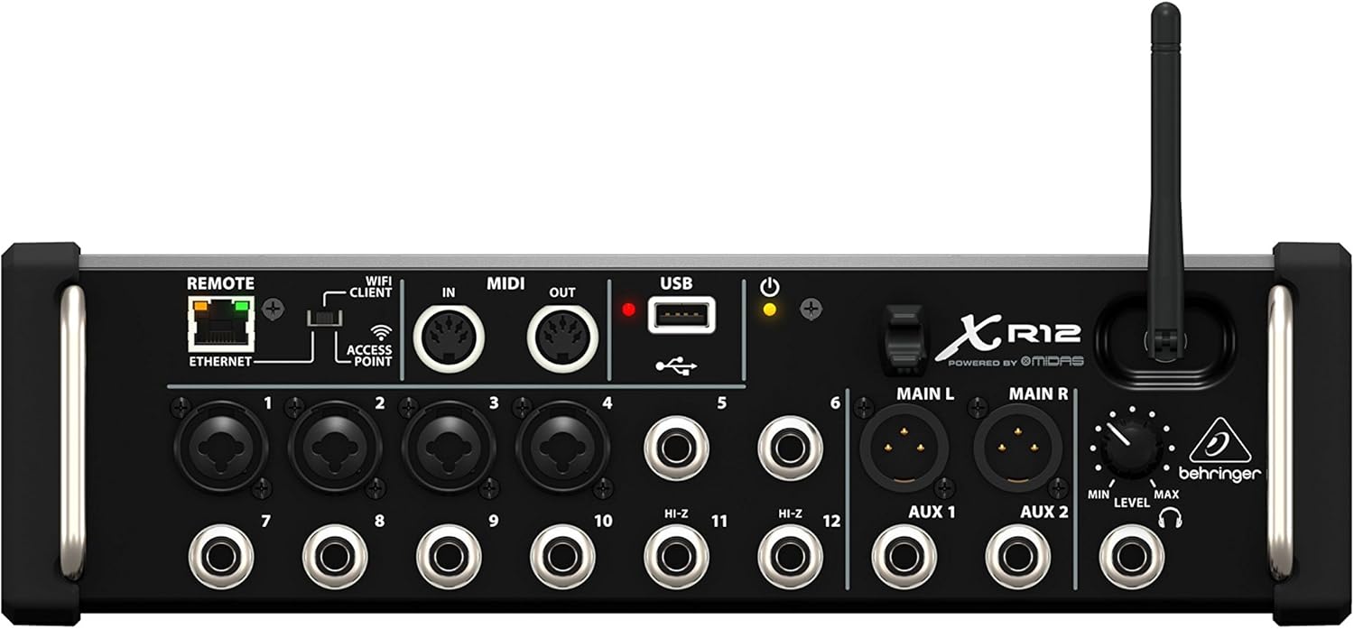 Behringer X Air XR12 Rear Panel Connections