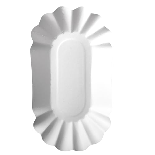 Papstar 250 Schalen Pappe 'pure' oval weiß