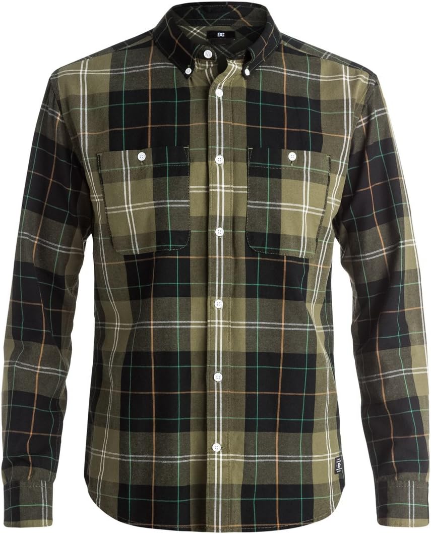 DC Men's South Ferry Long Sleeve Flannel Shirt