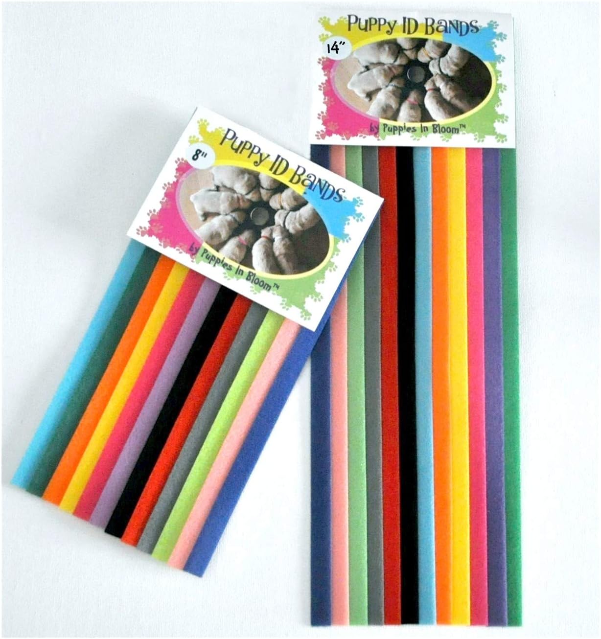 Puppy ID Bands - 8" and 14" Sold Together FREE SHIPPING!
