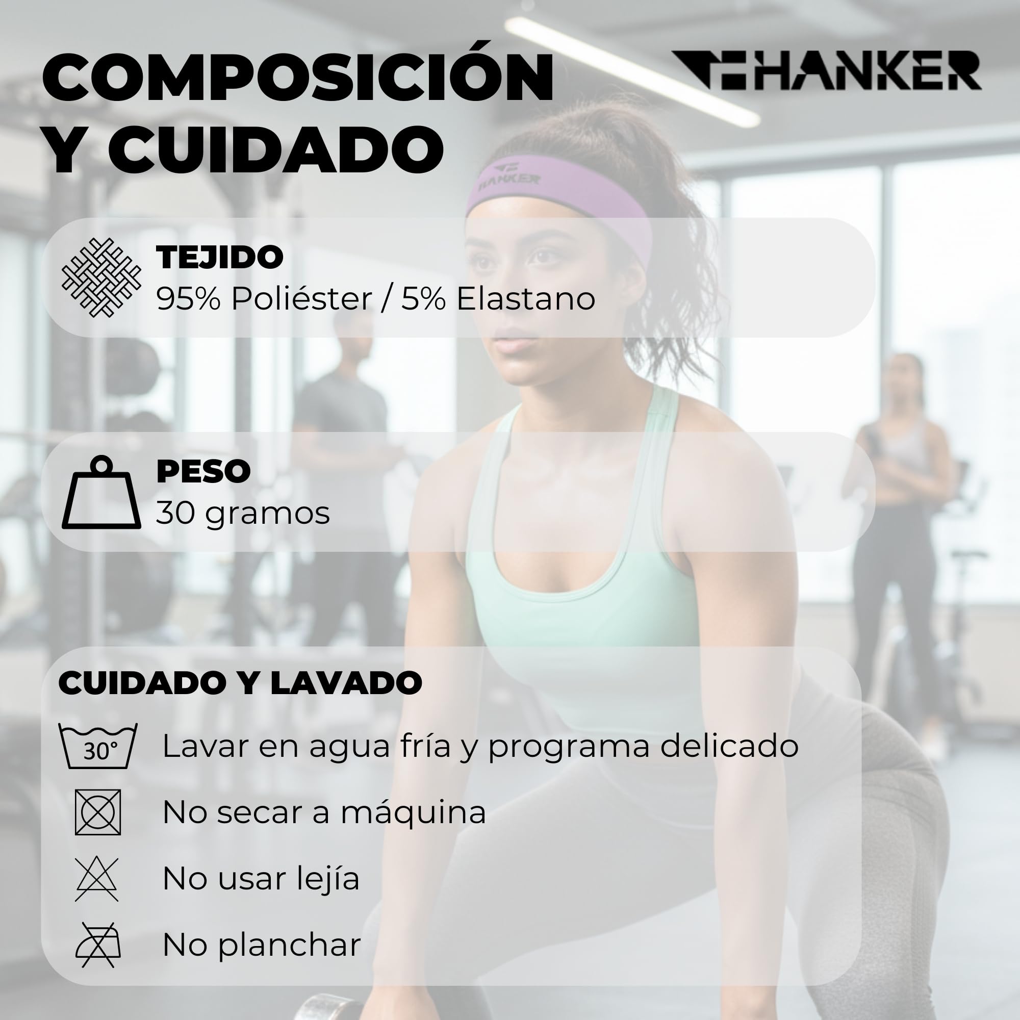 Cinta Pelo Headband Deporte Unisex Transpirable y Antideslizante Diadema Deportiva Ligera para Running Fitness y Trail