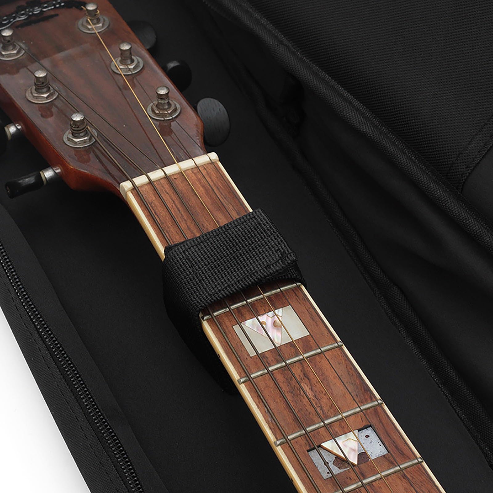 Futerał do przenoszenia gitary pogrubiony 41 cali folkowa torba na gitarę akustyczną, szary, Jeden rozmiar