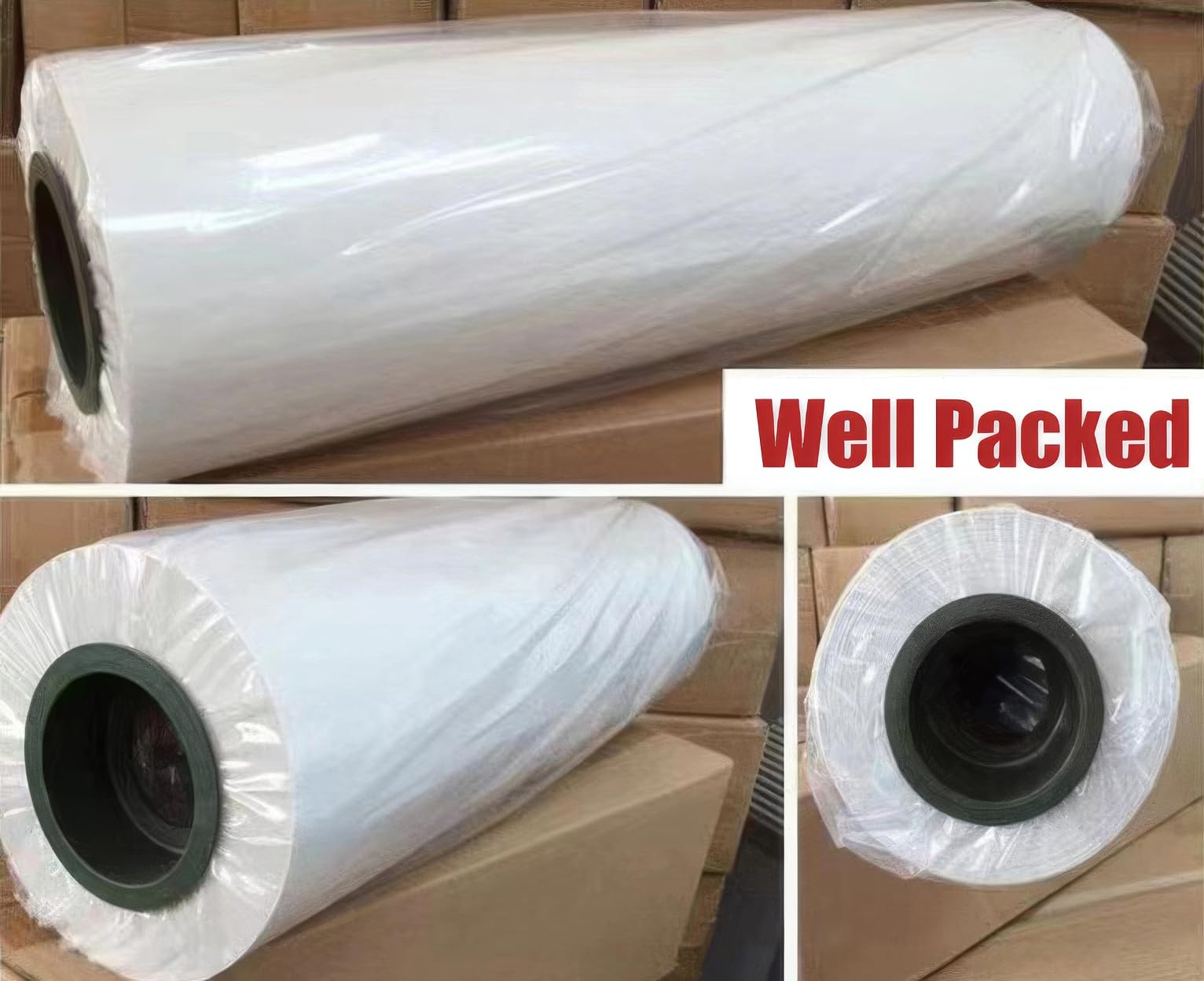 Rolka folii transferowej DTF 30 cm (szer.) x 100 m (dł. x dł.), dwustronna matowa, peeling na zimno i na gorąco, papier transferowy PET do drukarki, bezpośredni nadruk na ciemnych i jasnych koszulkach