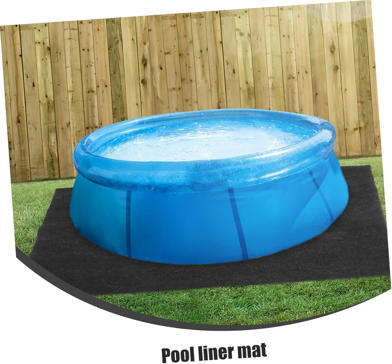 SUPVOX Hot Tub Mat for Outside Square Spa Liner Inflatable Pool Mat Robust Construction Noise Reduction